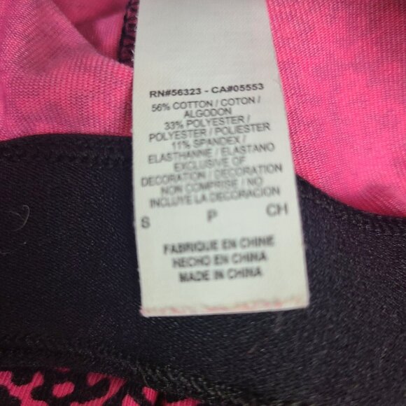 Nike Womens Pink Leopard Workout Pants size Small Just Do It - Picture 3 of 10
